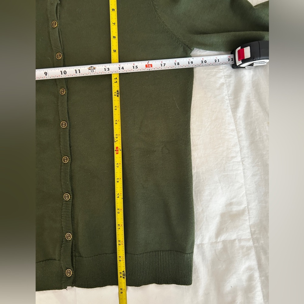 Dark green lightweight cardigan.XL. NWOT - Picture 7 of 8